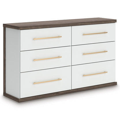 Signature Design by Ashley Kendanport PCB1108 - 31 Six Drawer Dresser - American Furniture of Slidell