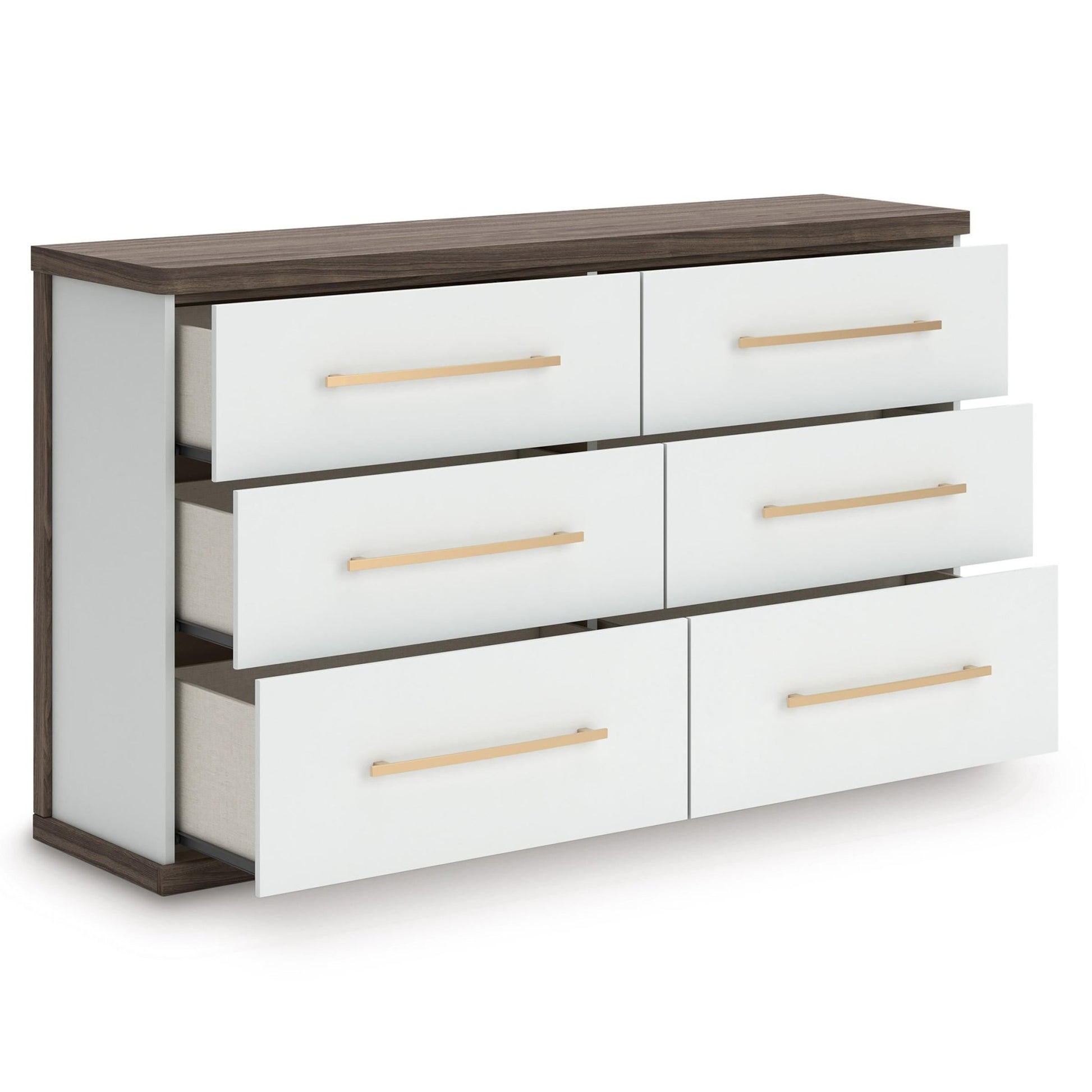 Signature Design by Ashley Kendanport PCB1108 - 31 Six Drawer Dresser - American Furniture of Slidell