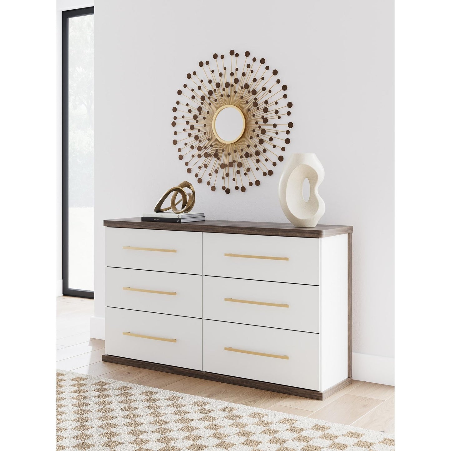 Signature Design by Ashley Kendanport PCB1108 - 31 Six Drawer Dresser - American Furniture of Slidell
