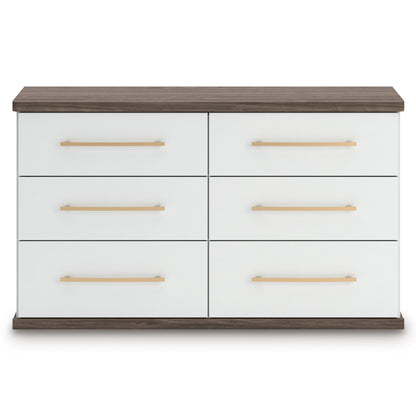 Signature Design by Ashley Kendanport PCB1108 - 31 Six Drawer Dresser - American Furniture of Slidell