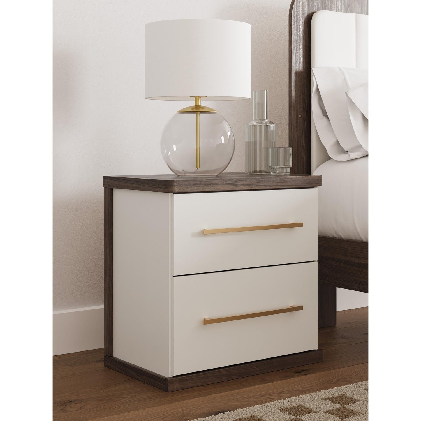Signature Design by Ashley Kendanport PCB1108 - 92 Two Drawer Night Stand - American Furniture of Slidell