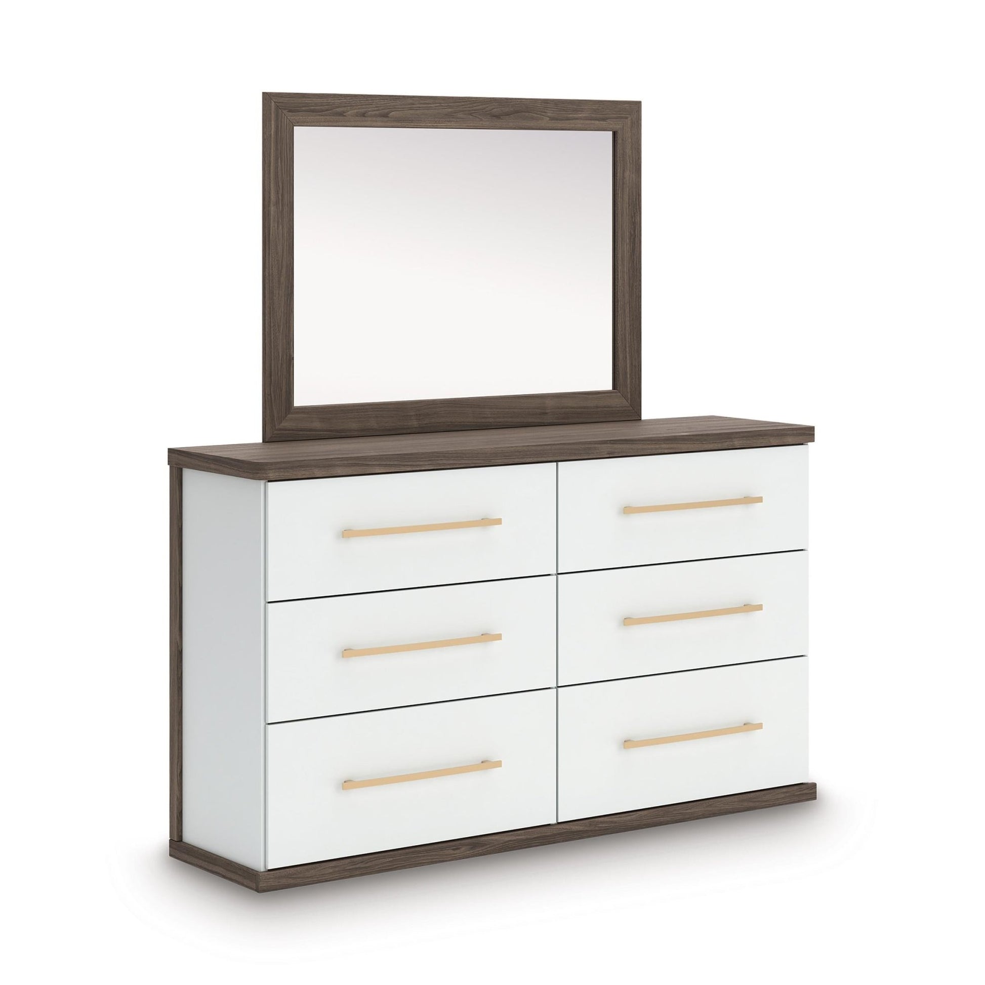 Signature Design by Ashley Kendanport PCB1108B1 Dresser and Mirror - American Furniture of Slidell