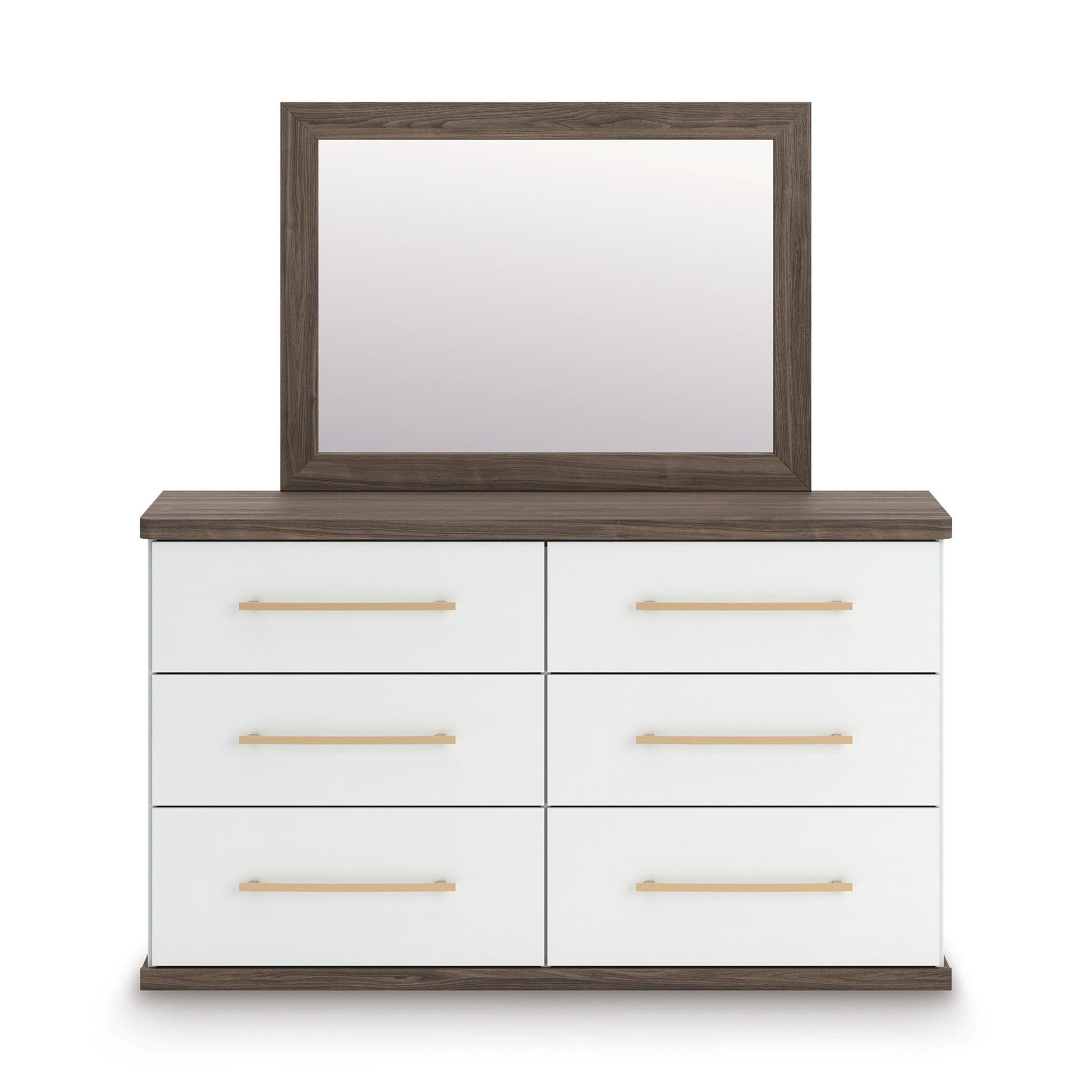 Signature Design by Ashley Kendanport PCB1108B1 Dresser and Mirror - American Furniture of Slidell