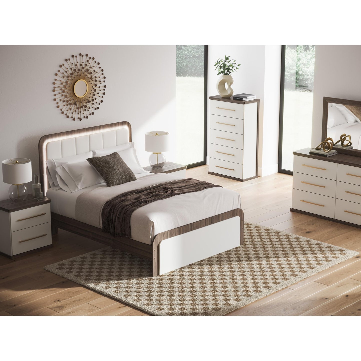 Signature Design by Ashley Kendanport PCB1108B7 Queen Upholstered Bed - American Furniture of Slidell
