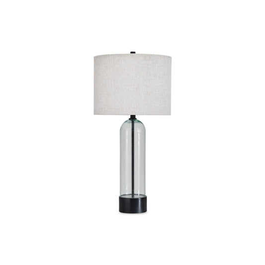 Signature Design by Ashley Kerrbrook L430944 Glass Table Lamp - American Furniture of Slidell