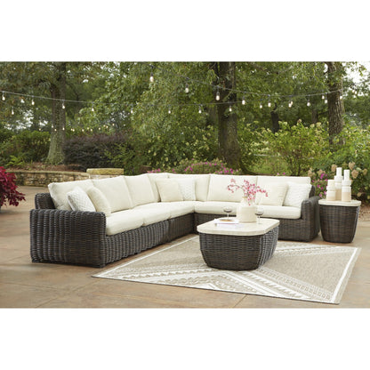 Signature Design by Ashley Kimora P711P2 4 pc Outdoor Sectional - American Furniture of Slidell