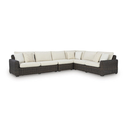 Signature Design by Ashley Kimora P711P2 4 pc Outdoor Sectional - American Furniture of Slidell