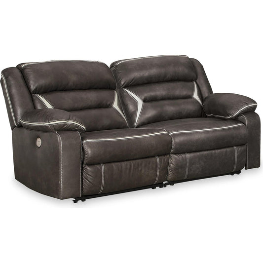 Signature Design by Ashley Kincord 13104S7 2 pc Power Reclining Sectional Loveseat - American Furniture of Slidell