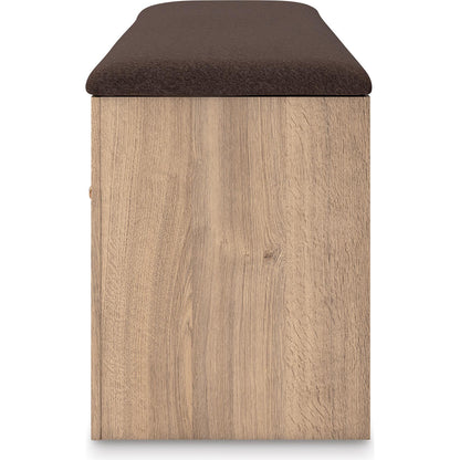 Signature Design by Ashley Kinlanni PCB1360 - 09 Bedroom Upholstered Storage Bench - American Furniture of Slidell