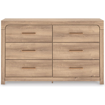 Signature Design by Ashley Kinlanni PCB1360 - 31 Six Drawer Dresser - American Furniture of Slidell