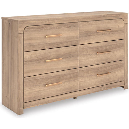 Signature Design by Ashley Kinlanni PCB1360 - 31 Six Drawer Dresser - American Furniture of Slidell