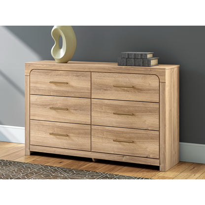 Signature Design by Ashley Kinlanni PCB1360 - 31 Six Drawer Dresser - American Furniture of Slidell