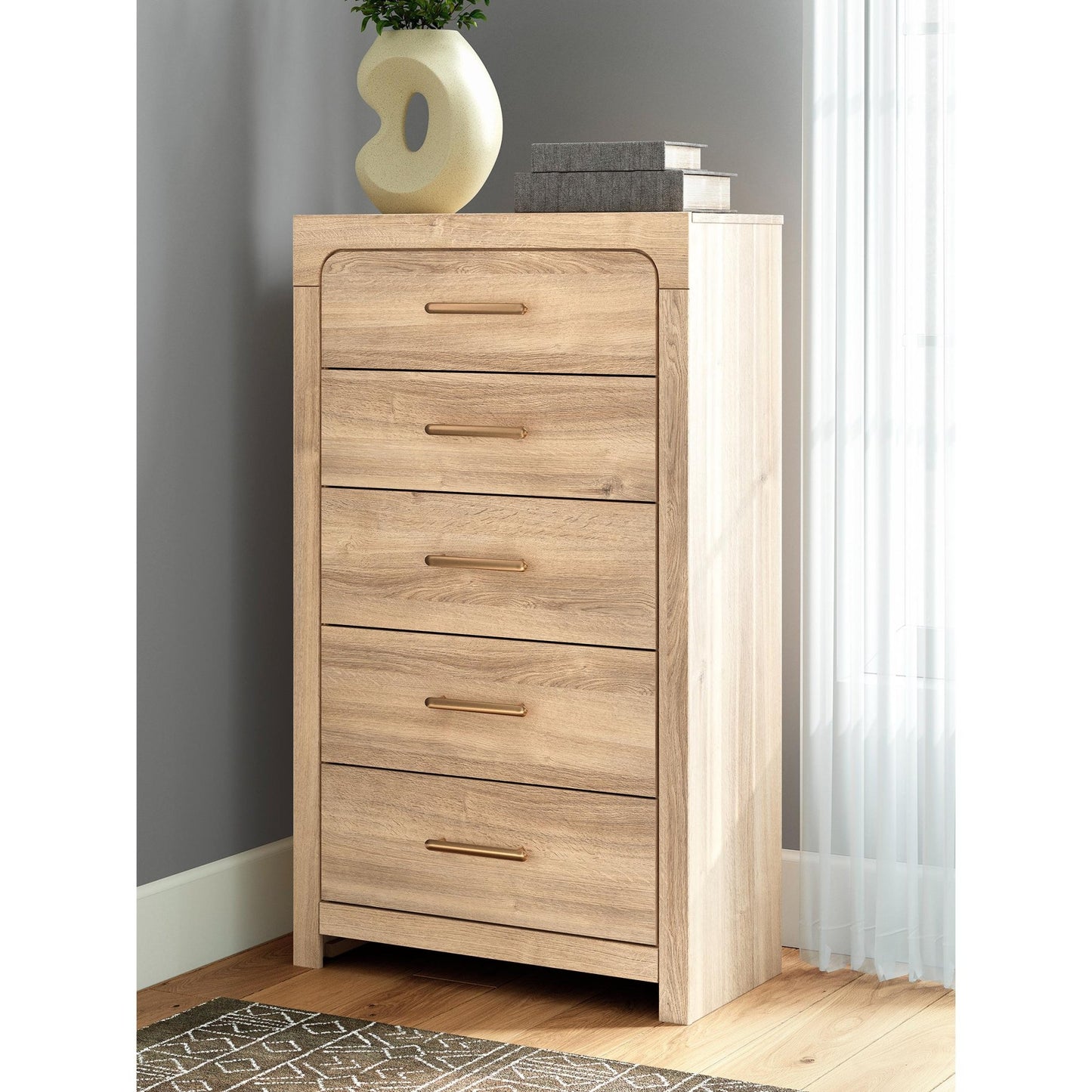 Signature Design by Ashley Kinlanni PCB1360 - 46 Five Drawer Chest - American Furniture of Slidell