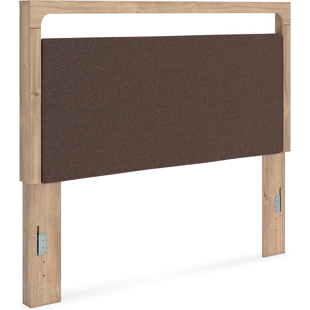 Signature Design by Ashley Kinlanni PCB1360 - 57 Queen Upholstered Panel Headboard - American Furniture of Slidell