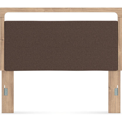 Signature Design by Ashley Kinlanni PCB1360 - 57 Queen Upholstered Panel Headboard - American Furniture of Slidell