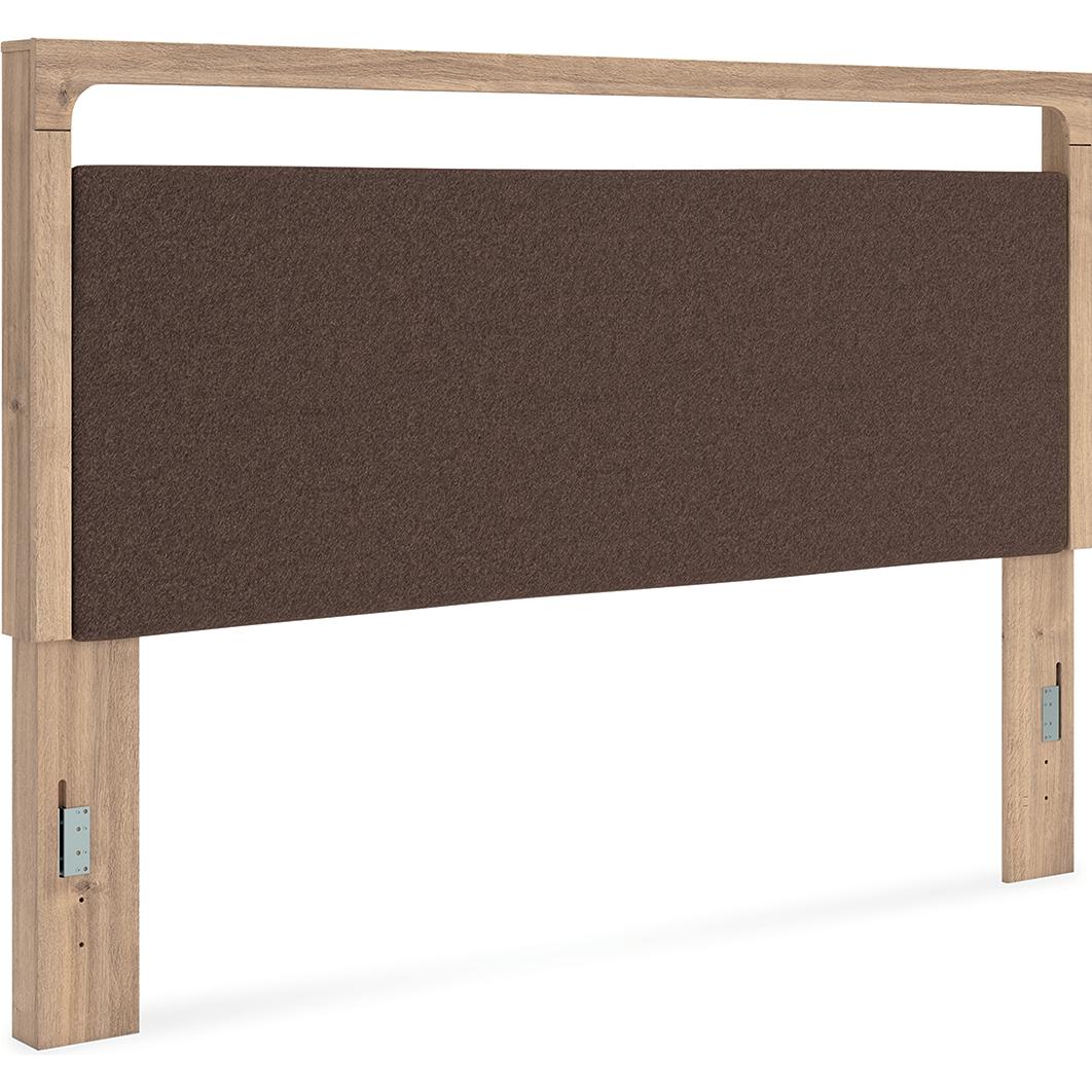 Signature Design by Ashley Kinlanni PCB1360 - 58 King Upholstered Panel Headboard - American Furniture of Slidell