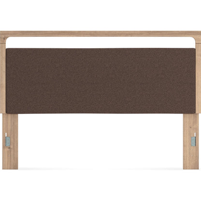 Signature Design by Ashley Kinlanni PCB1360 - 58 King Upholstered Panel Headboard - American Furniture of Slidell