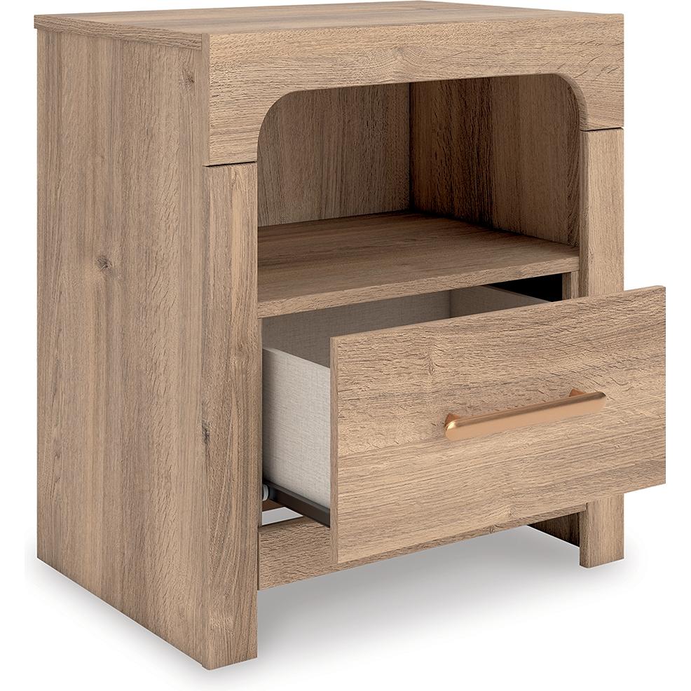 Signature Design by Ashley Kinlanni PCB1360 - 91 One Drawer Night Stand - American Furniture of Slidell
