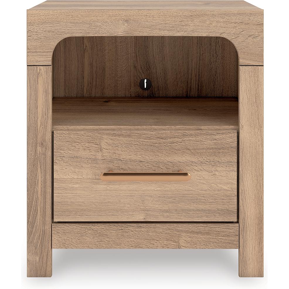 Signature Design by Ashley Kinlanni PCB1360 - 91 One Drawer Night Stand - American Furniture of Slidell