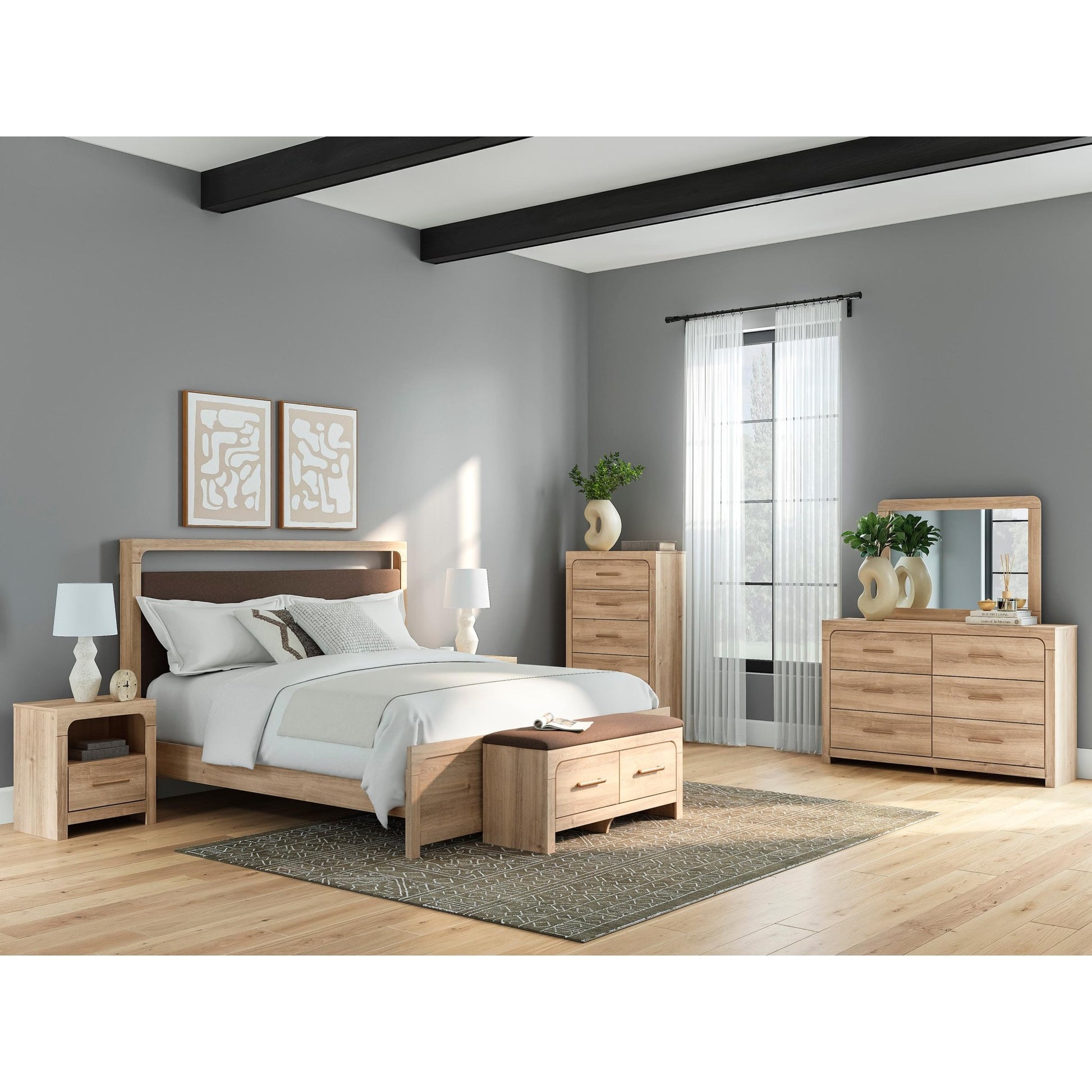Signature Design by Ashley Kinlanni PCB1360 - 91 One Drawer Night Stand - American Furniture of Slidell
