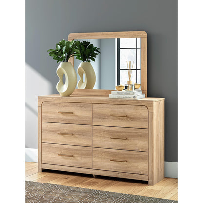 Signature Design by Ashley Kinlanni PCB1360B1 Dresser and Mirror - American Furniture of Slidell
