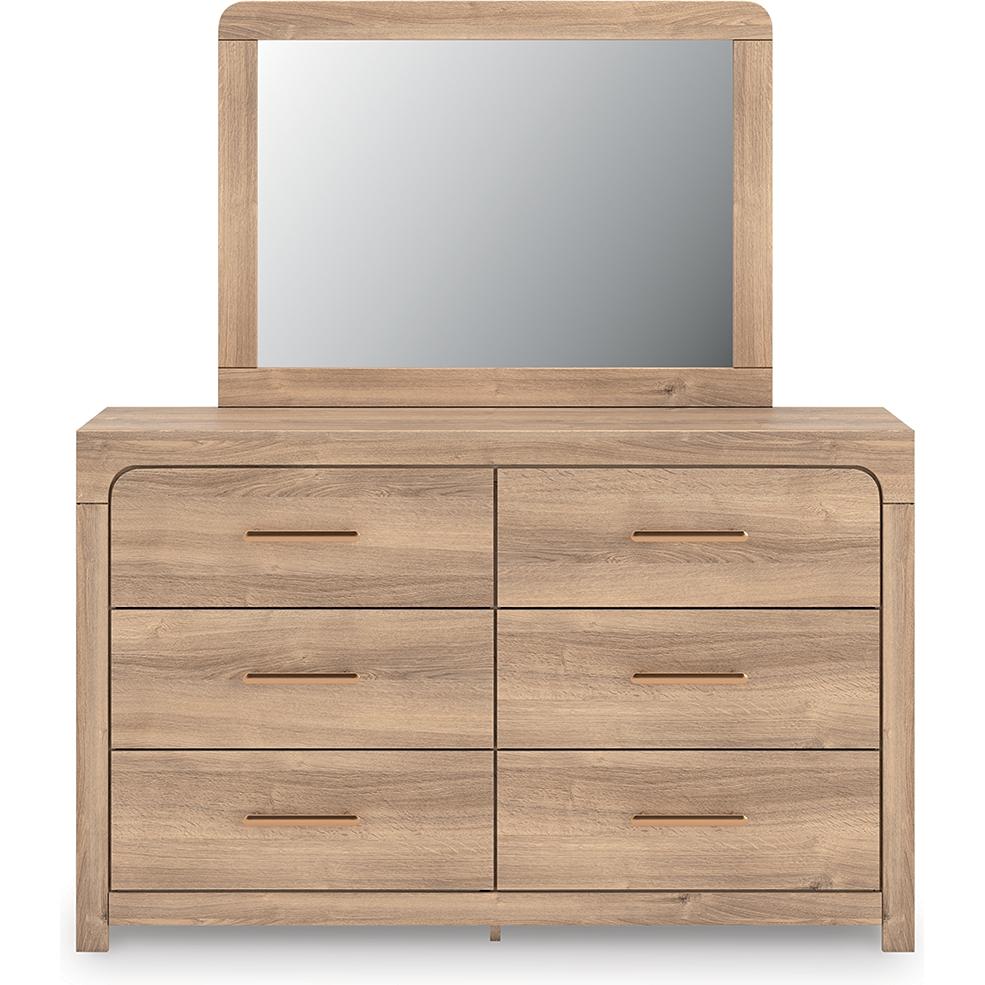 Signature Design by Ashley Kinlanni PCB1360B1 Dresser and Mirror - American Furniture of Slidell