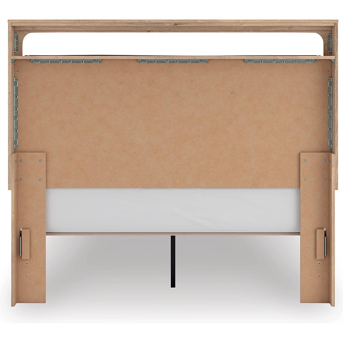 Signature Design by Ashley Kinlanni PCB1360B10 Queen Upholstered Platform Bed - American Furniture of Slidell