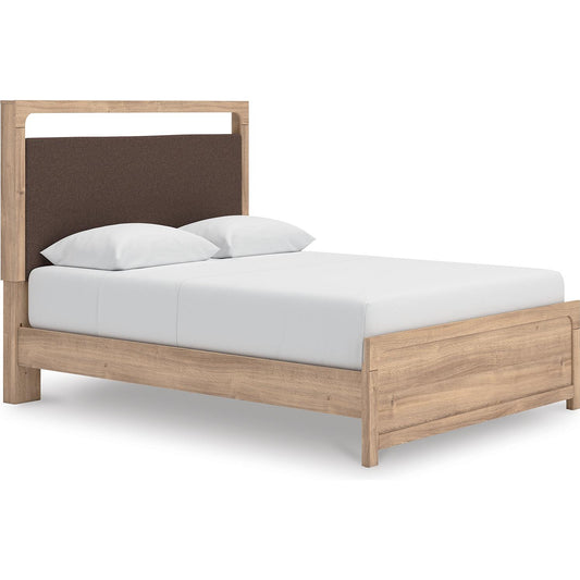 Signature Design by Ashley Kinlanni PCB1360B10 Queen Upholstered Platform Bed - American Furniture of Slidell
