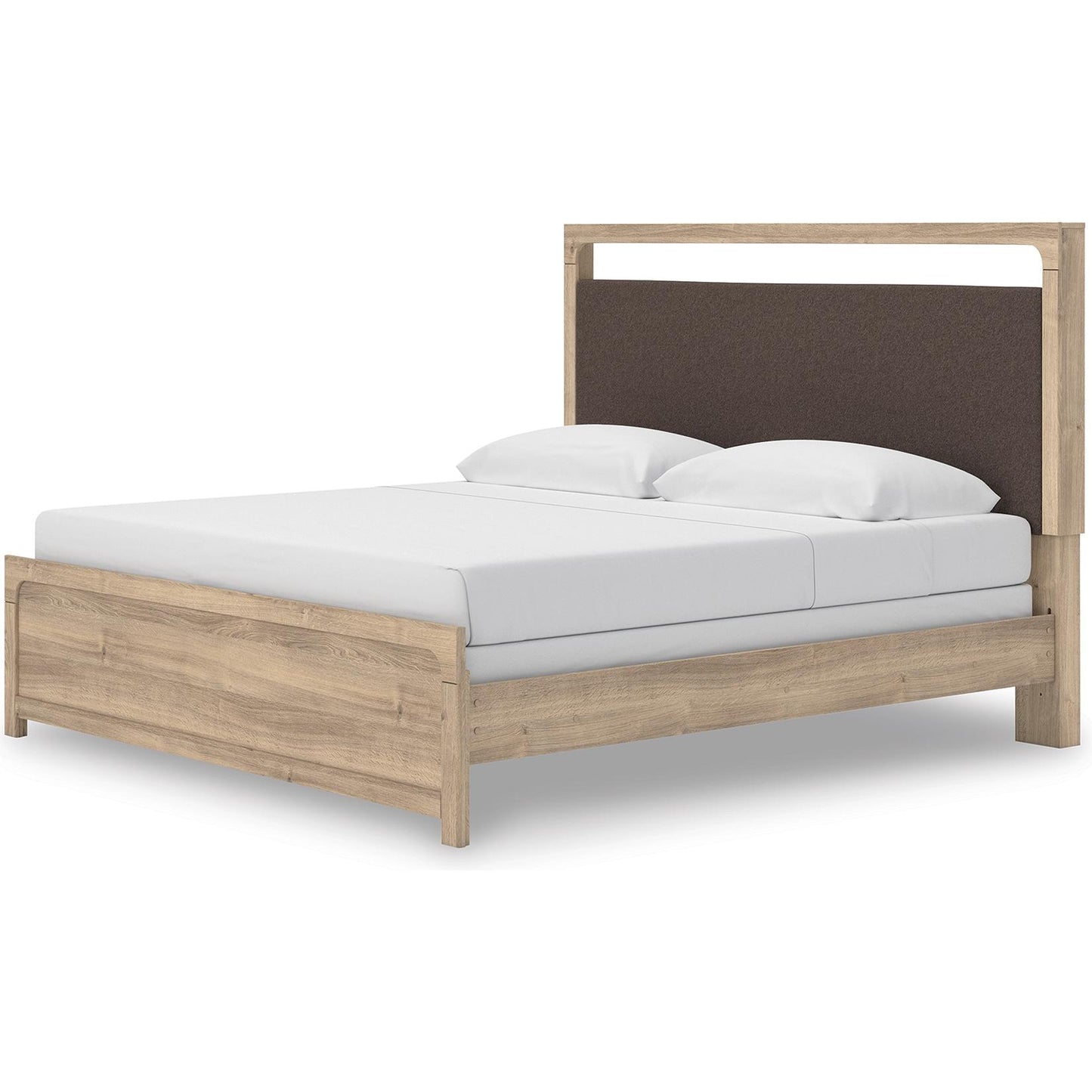 Signature Design by Ashley Kinlanni PCB1360B15 King Upholstered Panel Bed - American Furniture of Slidell