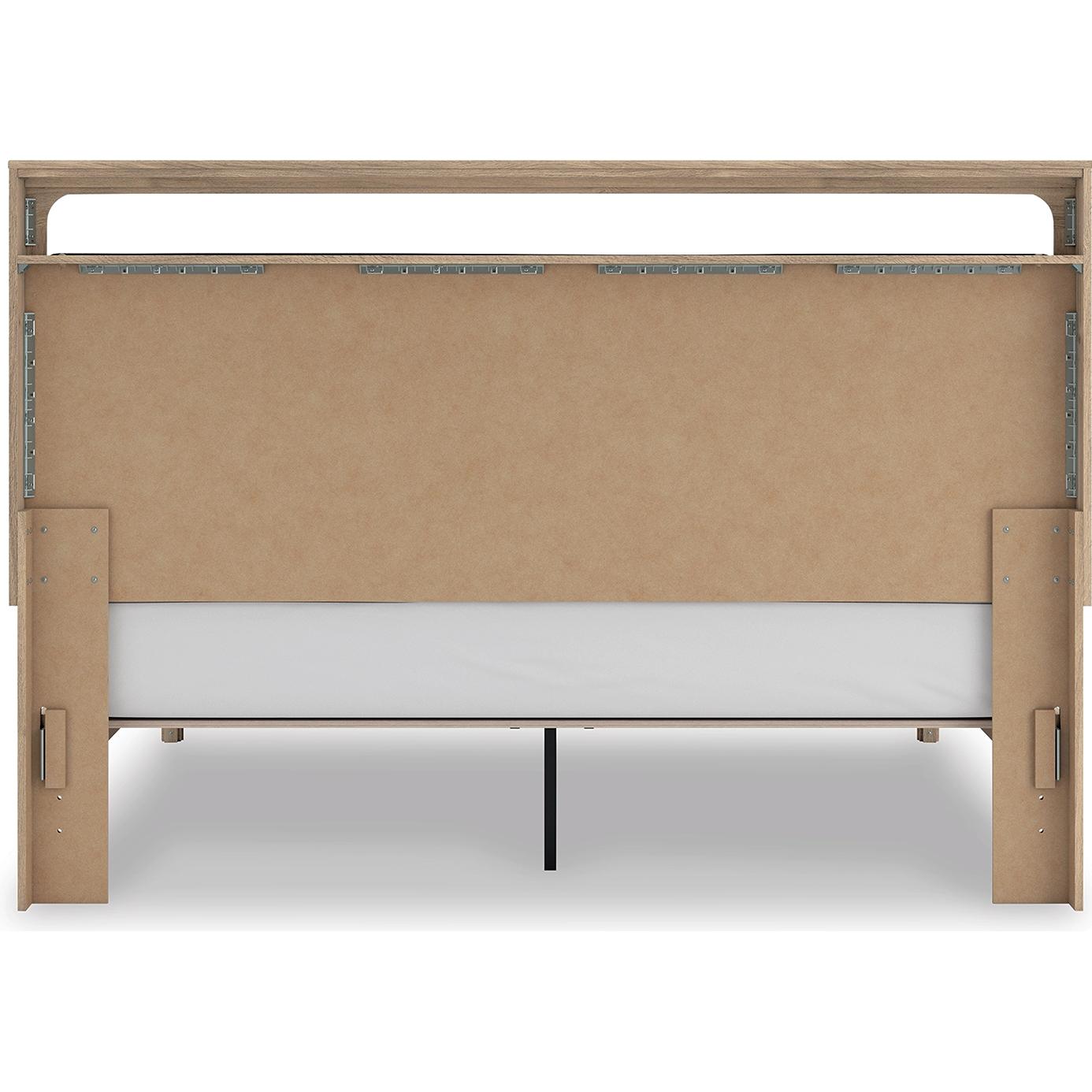 Signature Design by Ashley Kinlanni PCB1360B16 King Upholstered Platform Bed - American Furniture of Slidell