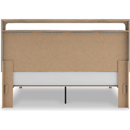 Signature Design by Ashley Kinlanni PCB1360B16 King Upholstered Platform Bed - American Furniture of Slidell