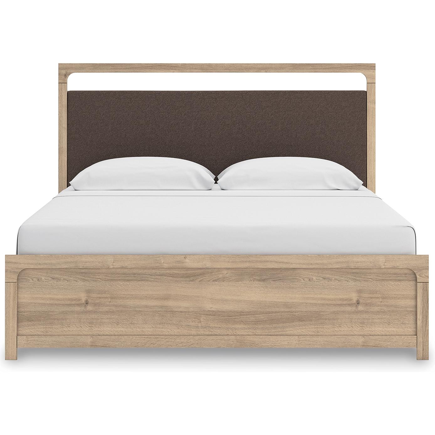 Signature Design by Ashley Kinlanni PCB1360B16 King Upholstered Platform Bed - American Furniture of Slidell