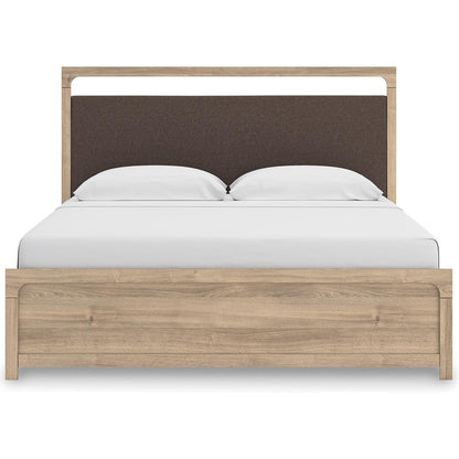 Signature Design by Ashley Kinlanni PCB1360B16 King Upholstered Platform Bed - American Furniture of Slidell