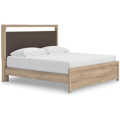 Signature Design by Ashley Kinlanni PCB1360B16 King Upholstered Platform Bed - American Furniture of Slidell