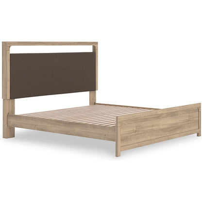 Signature Design by Ashley Kinlanni PCB1360B16 King Upholstered Platform Bed - American Furniture of Slidell