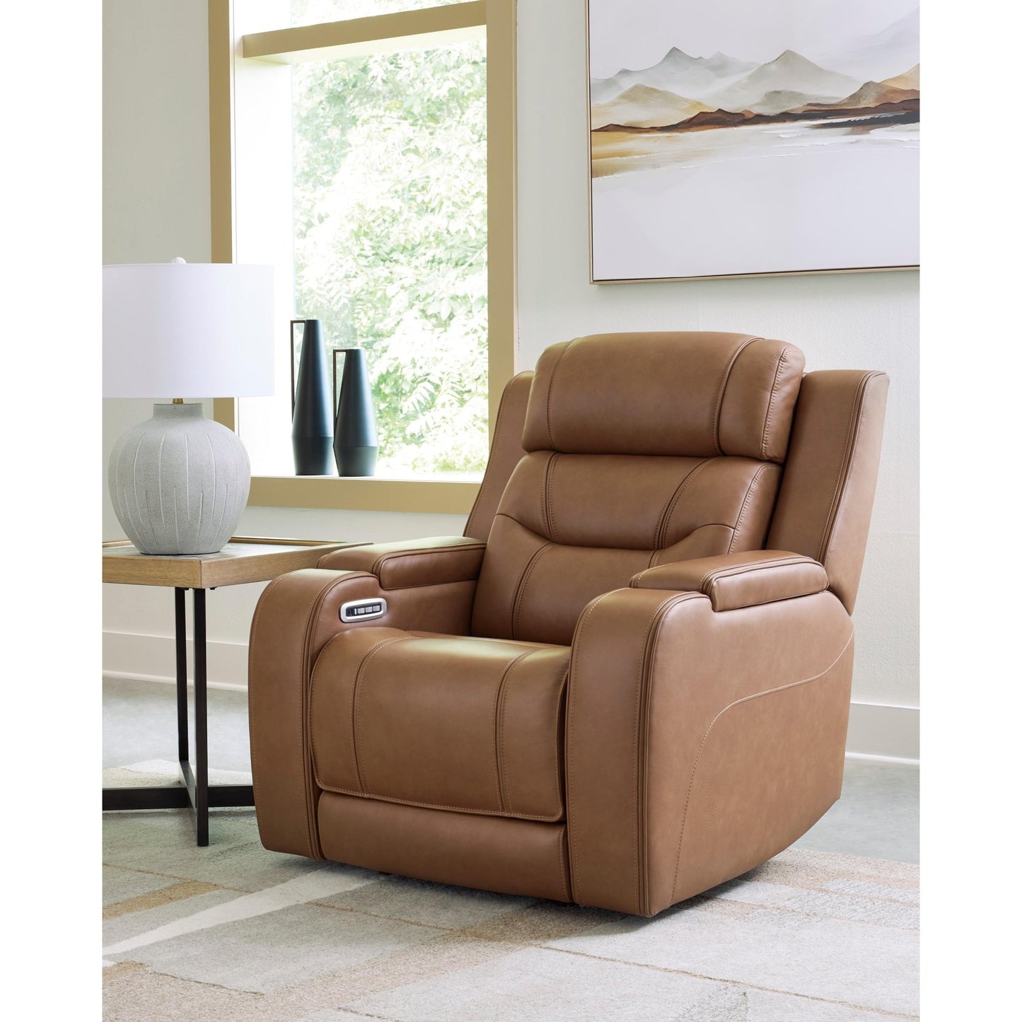 Signature Design by Ashley Knightington PCU1160013A Power Recliner with Audio Seating - American Furniture of Slidell