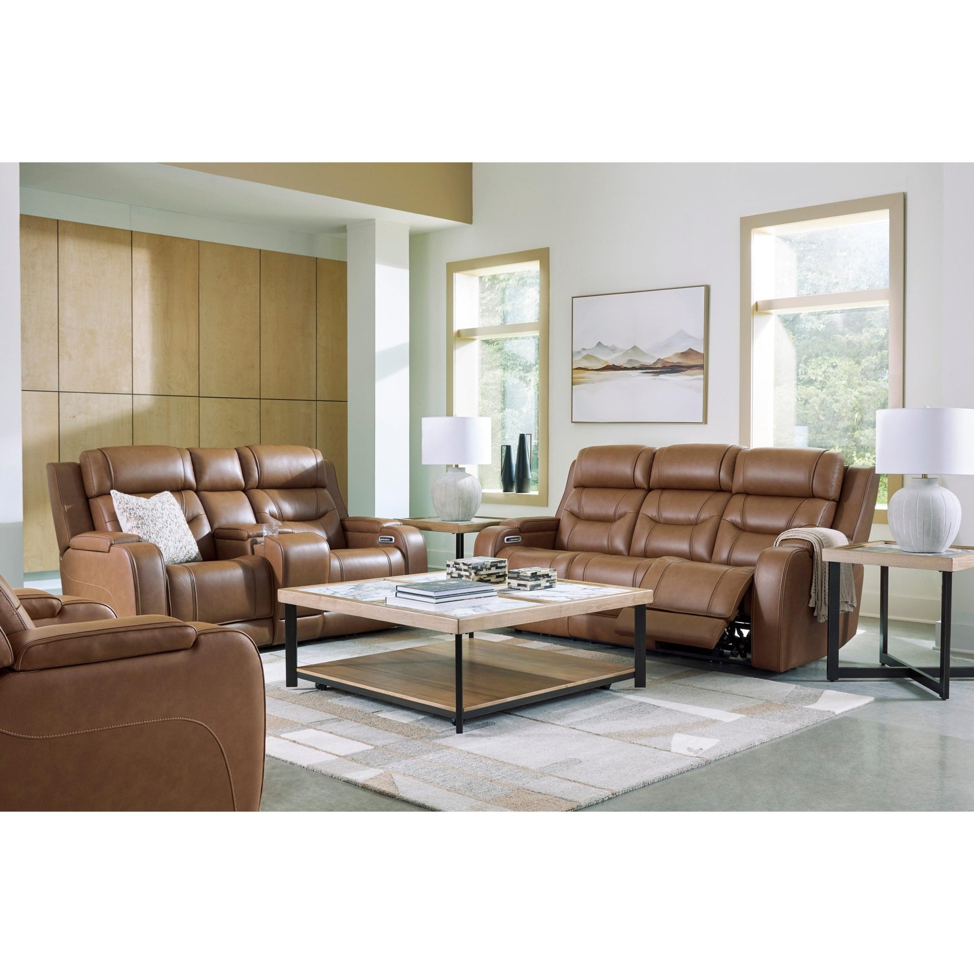 Signature Design by Ashley Knightington PCU1160013A Power Recliner with Audio Seating - American Furniture of Slidell