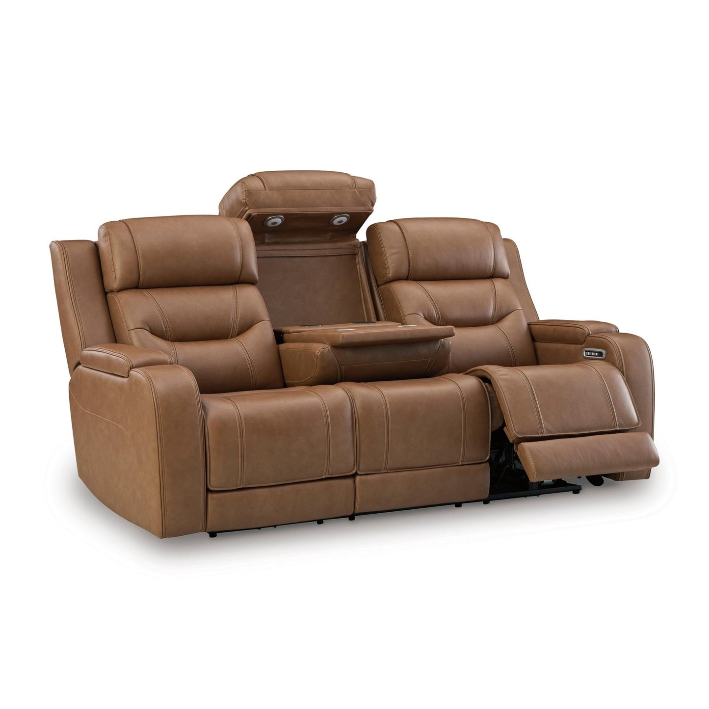 Signature Design by Ashley Knightington PCU1160015A Power Reclining Sofa with Audio Seating - American Furniture of Slidell