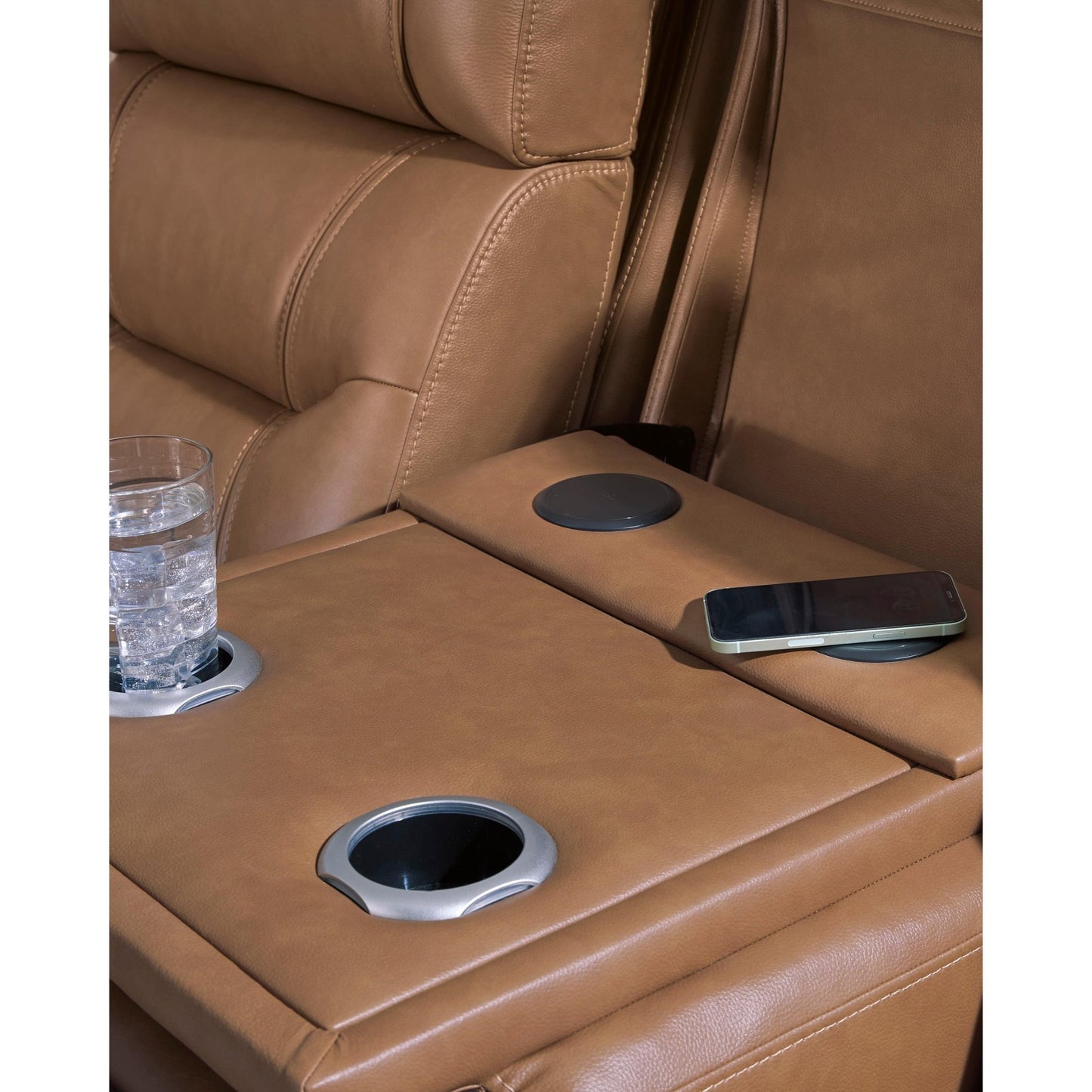 Signature Design by Ashley Knightington PCU1160015A Power Reclining Sofa with Audio Seating - American Furniture of Slidell