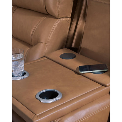 Signature Design by Ashley Knightington PCU1160015A Power Reclining Sofa with Audio Seating - American Furniture of Slidell