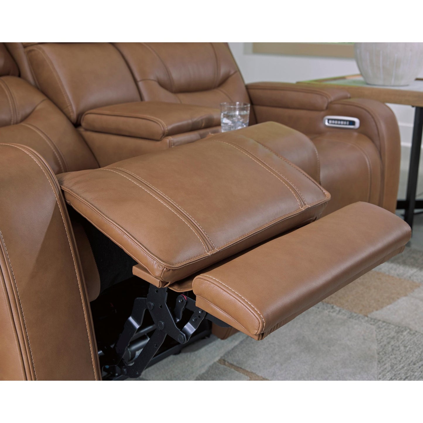 Signature Design by Ashley Knightington PCU1160018A Power Reclining Love with Audio Seating - American Furniture of Slidell