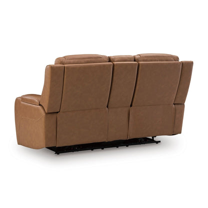 Signature Design by Ashley Knightington PCU1160018A Power Reclining Love with Audio Seating - American Furniture of Slidell