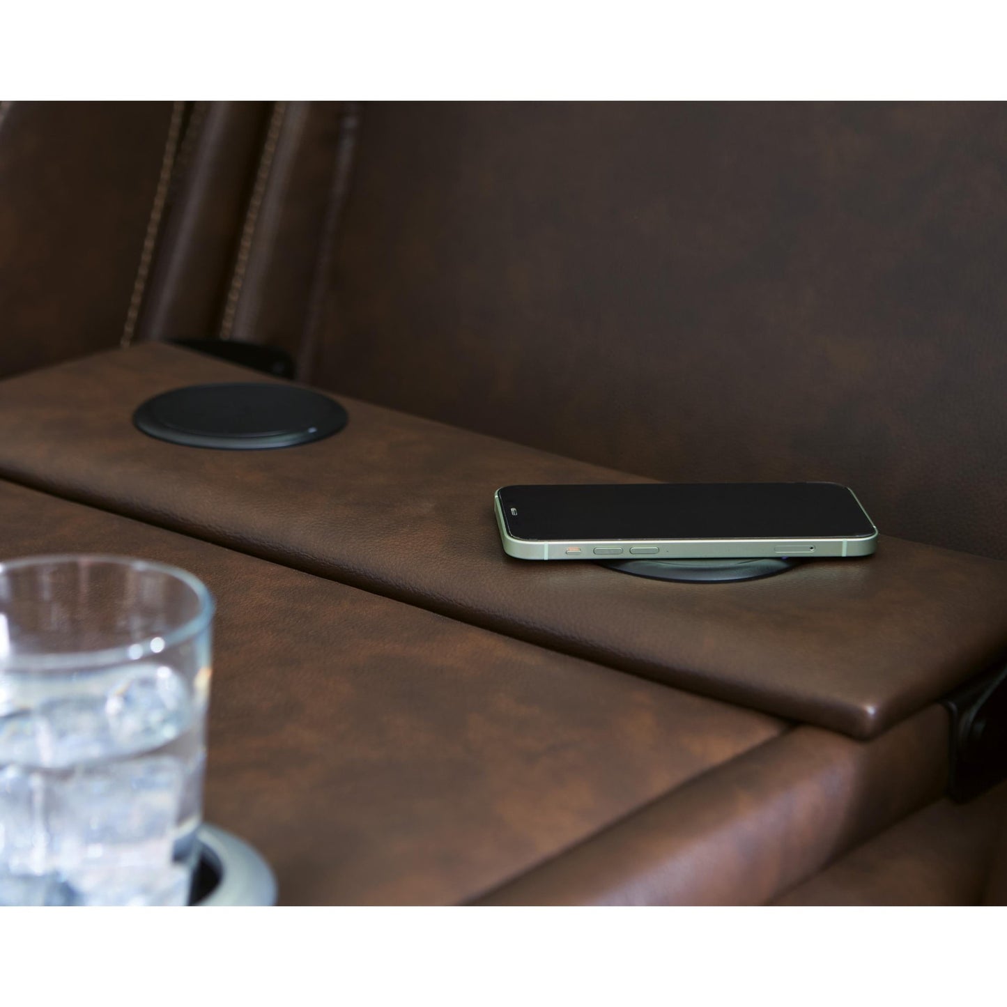 Signature Design by Ashley Knightington PCU1160215A Power Reclining Sofa with Audio Seating - American Furniture of Slidell