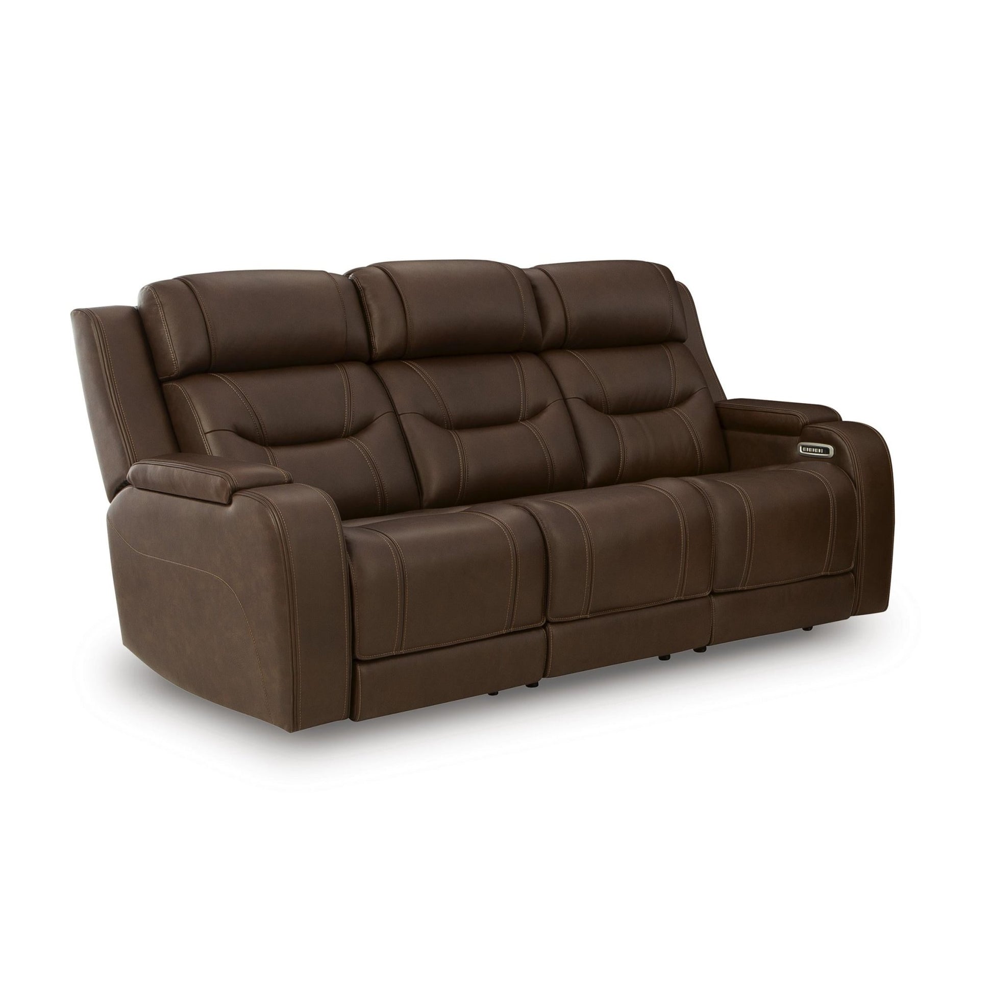 Signature Design by Ashley Knightington PCU1160215A Power Reclining Sofa with Audio Seating - American Furniture of Slidell