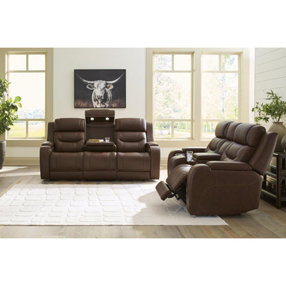 Signature Design by Ashley Knightington PCU1160215A Power Reclining Sofa with Audio Seating - American Furniture of Slidell
