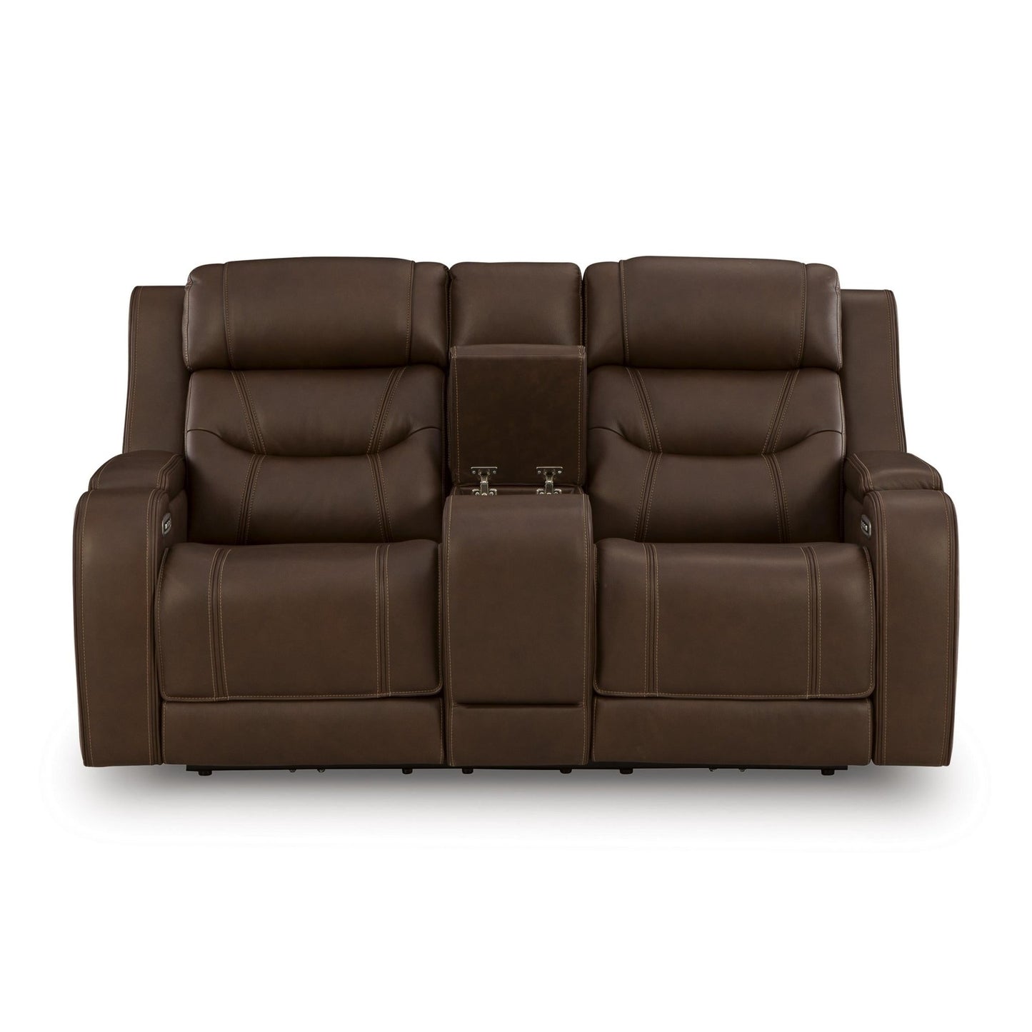 Signature Design by Ashley Knightington PCU1160218A Power Reclining Love with Audio Seating - American Furniture of Slidell