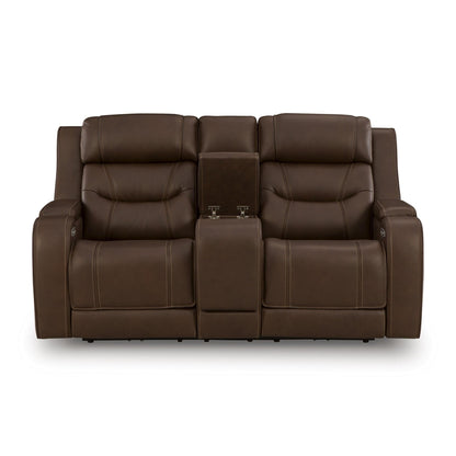 Signature Design by Ashley Knightington PCU1160218A Power Reclining Love with Audio Seating - American Furniture of Slidell