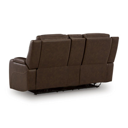 Signature Design by Ashley Knightington PCU1160218A Power Reclining Love with Audio Seating - American Furniture of Slidell