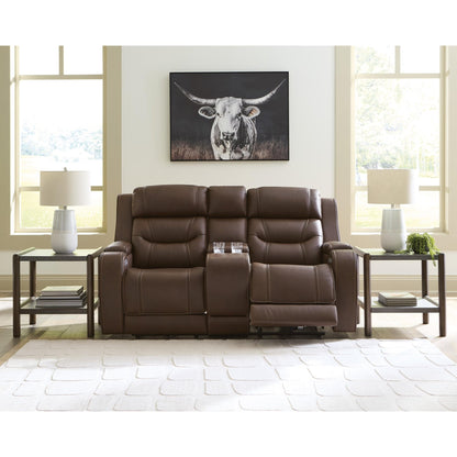 Signature Design by Ashley Knightington PCU1160218A Power Reclining Love with Audio Seating - American Furniture of Slidell