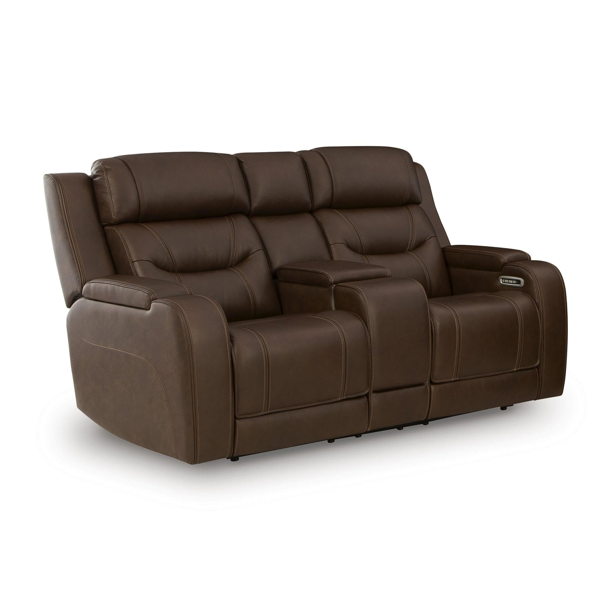 Signature Design by Ashley Knightington PCU1160218A Power Reclining Love with Audio Seating - American Furniture of Slidell